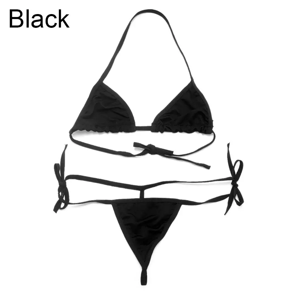 Mutandine set reggiseno intimo bralette regolabile senza schienale sexy da donna