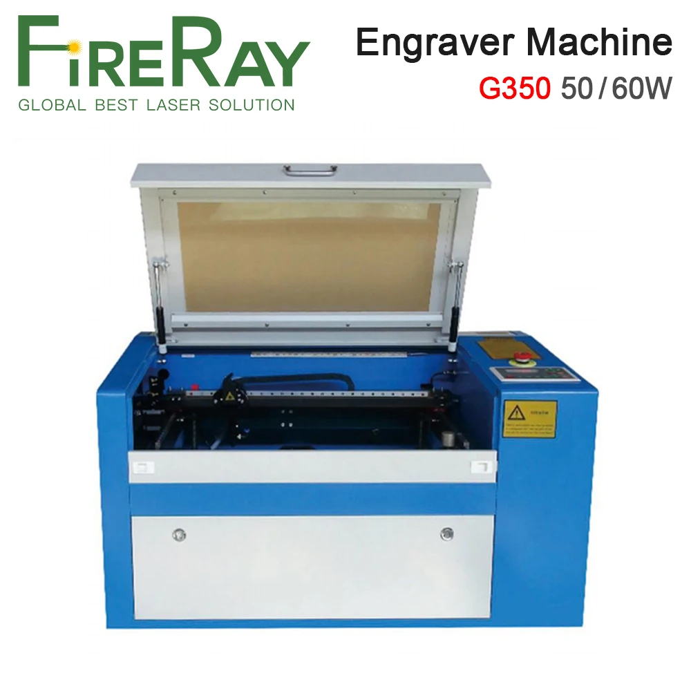 FireRay 50w 60w CO2 Laser Engraving and Cutting Machine G350 300x500mm Laser Engraver Machine 220V