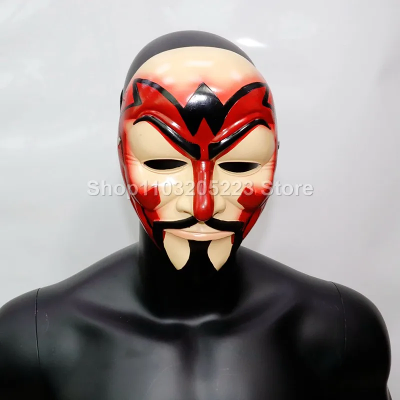 Guy Fox's Night Men's Makeup Ball Mask Anonymous Mask Surrounding Halloween Role Playing Carnival Party Costume Props