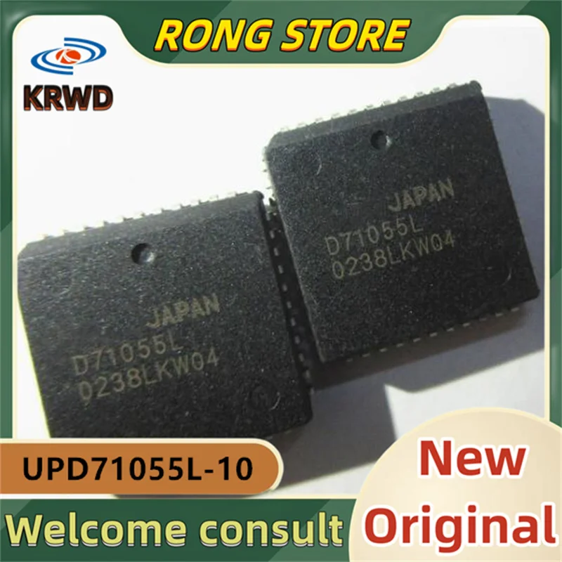 

2PCS D71055L New and original UPD71055L-10 PLCC-44