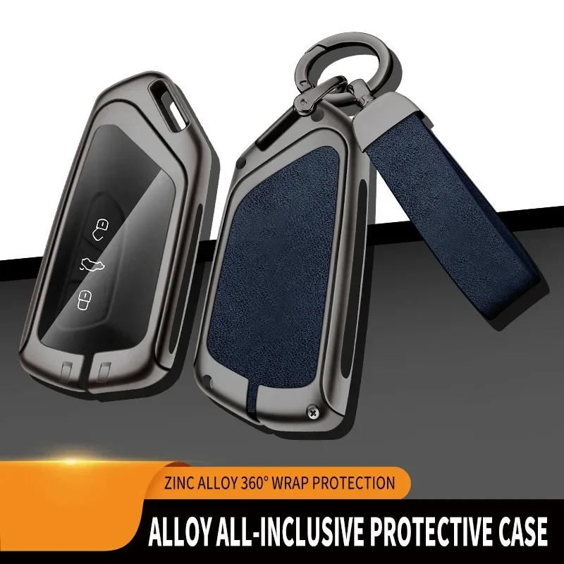 Chiave dell'automobile Caso Della Copertura Del Sacchetto Per VW Volkseagen Golf 8 MK8 ID.3 ID.4 Cupra Skoda Octavia A8 SEAT Leon MK4 2020 2021 Formentor Tarraco