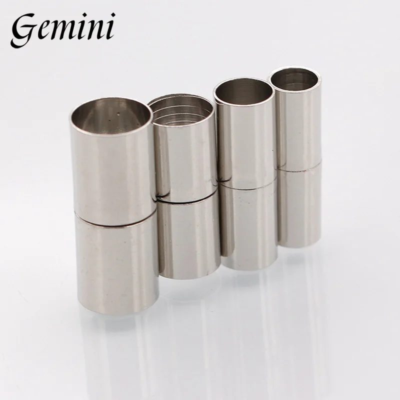 

10Sets Магнитные Застежки 5 мм 6 мм 7 мм 8 мм Кожаный Шнур Браслет Ожерелье Разъемы Конечный Колпачок Для DIY Ювелирные Изделия Аксессуары