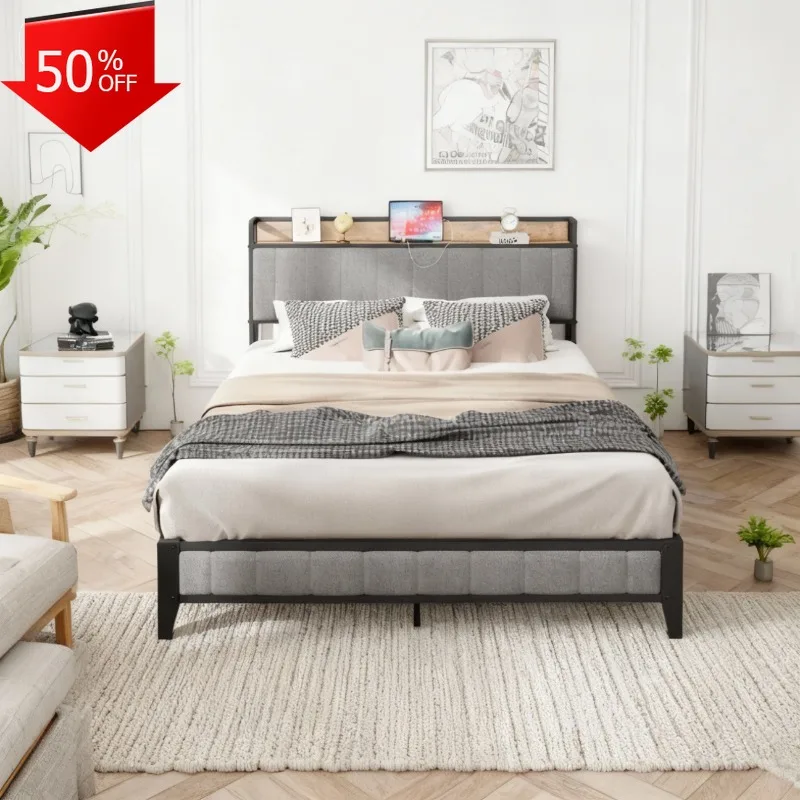 Sofá cama para 2 personas, Camas De dormitorio completas en liquidación, Cama tamaño Queen, muebles para el hogar, doble Murphy King, cama individual, marco De Casal