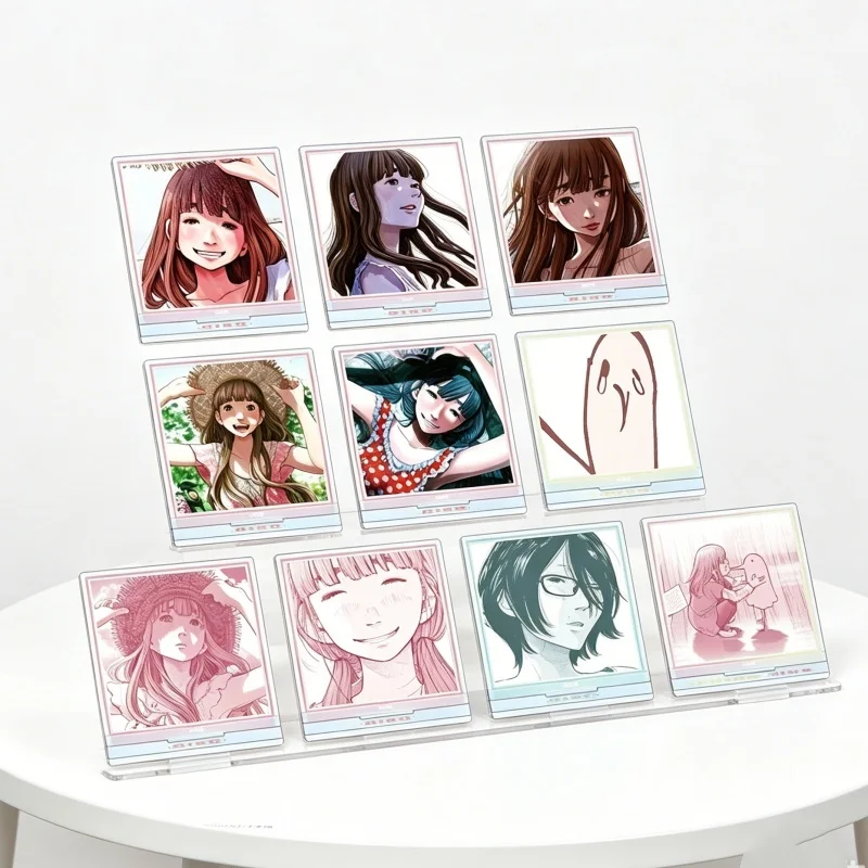 15CM Anim Goodnight Punpun Acrylic Cosplay (Punpun&Aiko Tanaka) Desktop Ornament Collection Gifts Couple-style Exquisite Keychai