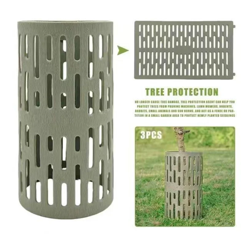 

Plant Protector, Tree Trunk Protector, Weather - proof Plastic Guard Cover, Vent Hole Tree Bark, Garden Accessories