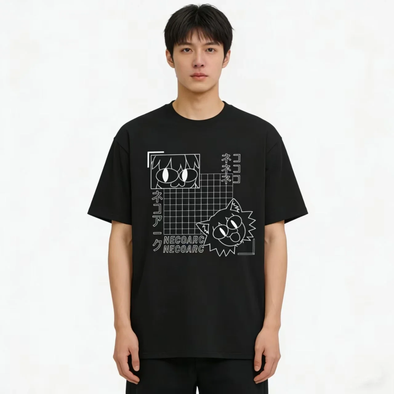 

Leisure Neco Arc T-Shirt Men Crewneck 100% T Shirt Short Sleeve Tee Shirt Birthday Gift Clothes