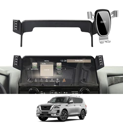 Car Phone Holder for Nissan Patrol 2023 2024 GPS Bracket Navigation Stand Auto Accessories