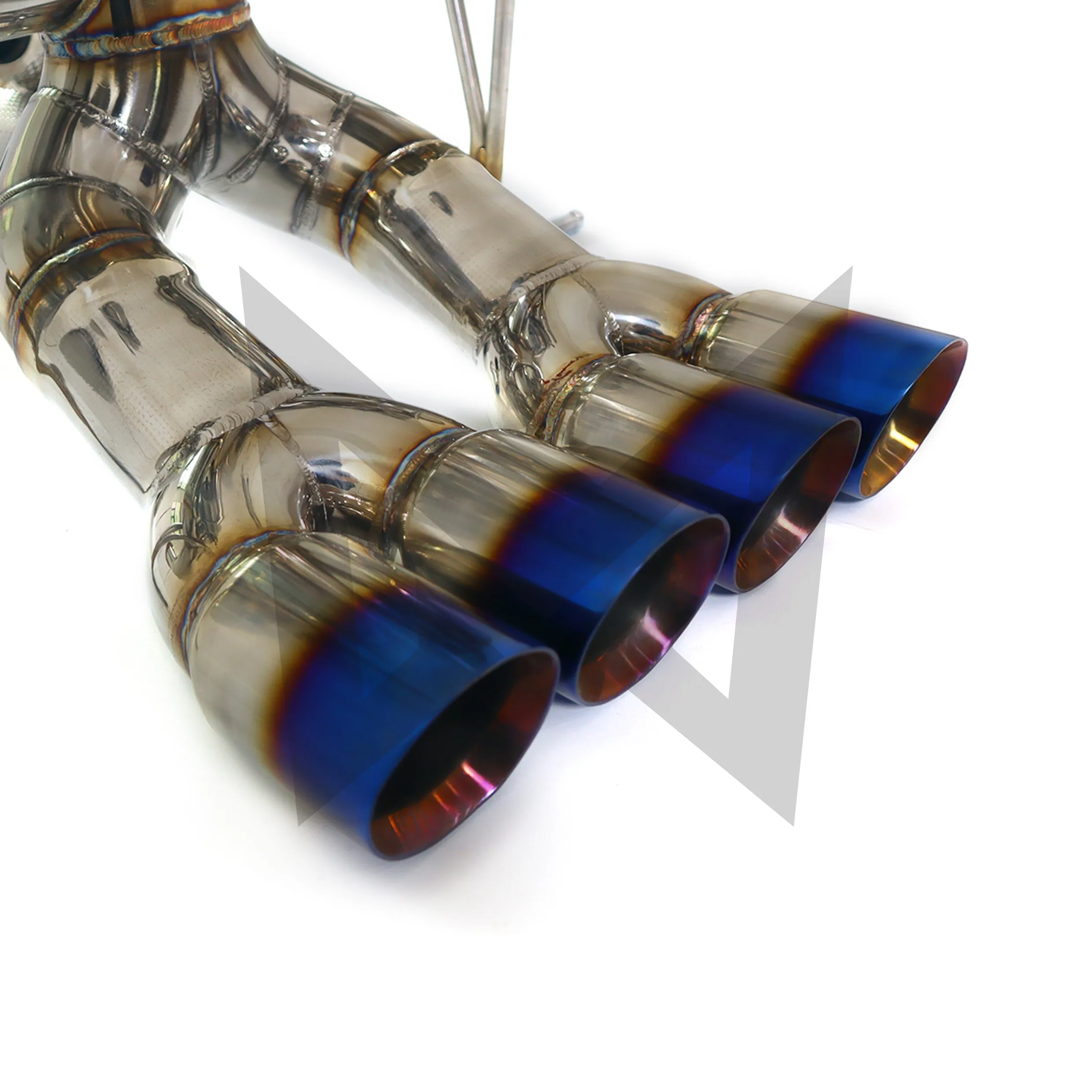 نظام العادم لامبورغيني أفينتادور LP700-4 أنبوب العادم من الفولاذ المقاوم للصدأ وأنبوب عادم Catback مع صمام التحكم عن بعد