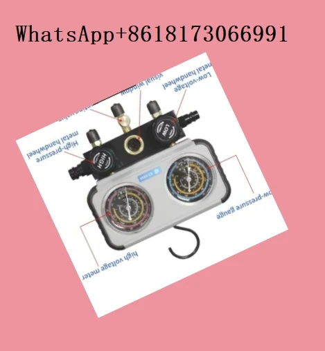 Ar acondicionado automotriz, tubo bifurcado digital, grupo de instrumentos, gas refrigerante R134a R22 R410, detección de fugas de inflado