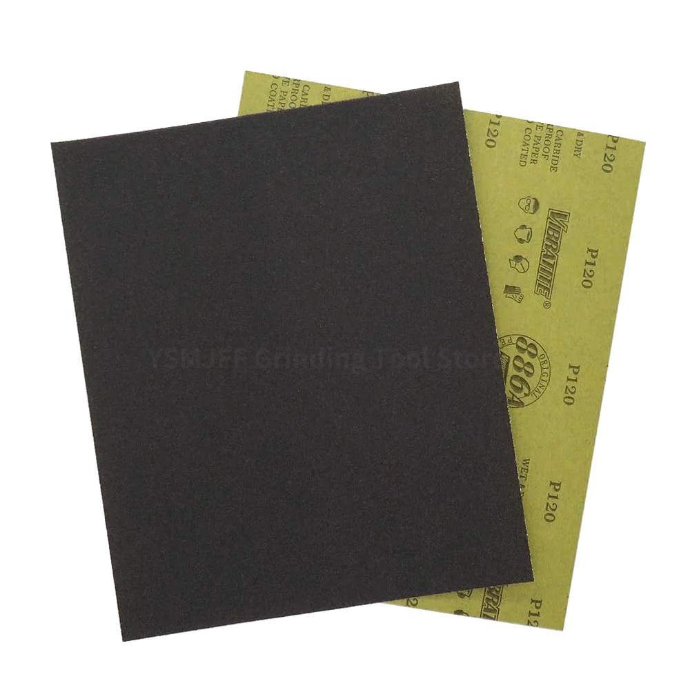 

10 PCS Wet Dry Sandpaper 9x11 Inch Sanding Sheets 60-2500 Grit Silicon Carbide Waterproof Abrasive Sandpaper for Auto Polishing