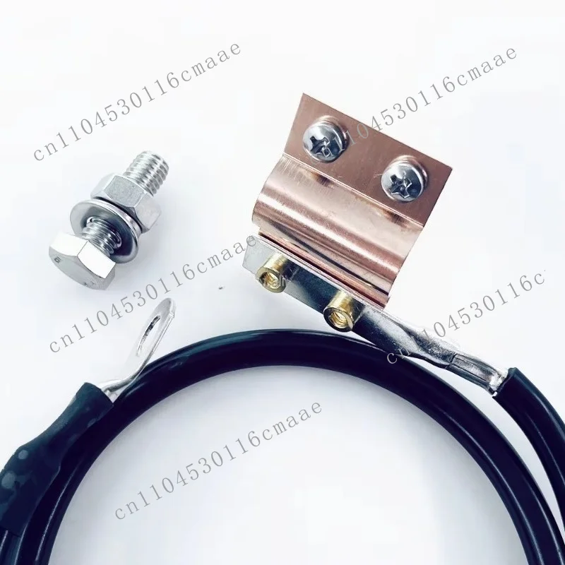 Standard grounding kits for 1/4 cable and 3/8 corrugated coaxial cable