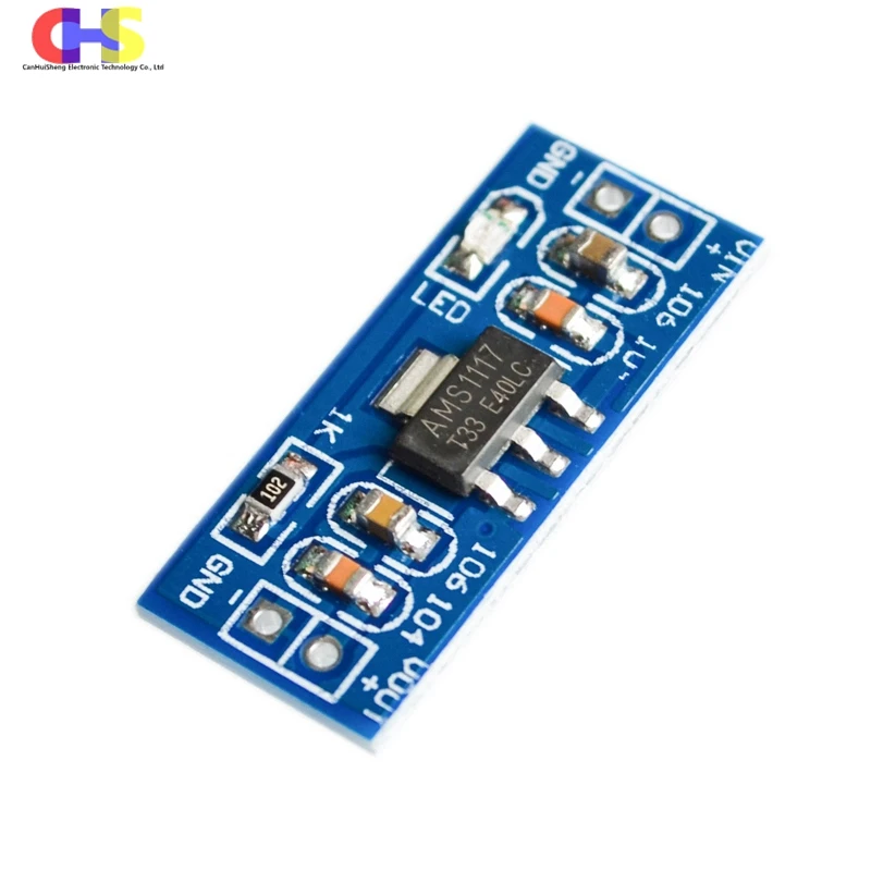 5pcs AMS1117 3.3V 5V DC-DC Step-Down Power Supply Module AMS1117-5.0V Power Buck module AMS1117-3.3V LDO 800MA