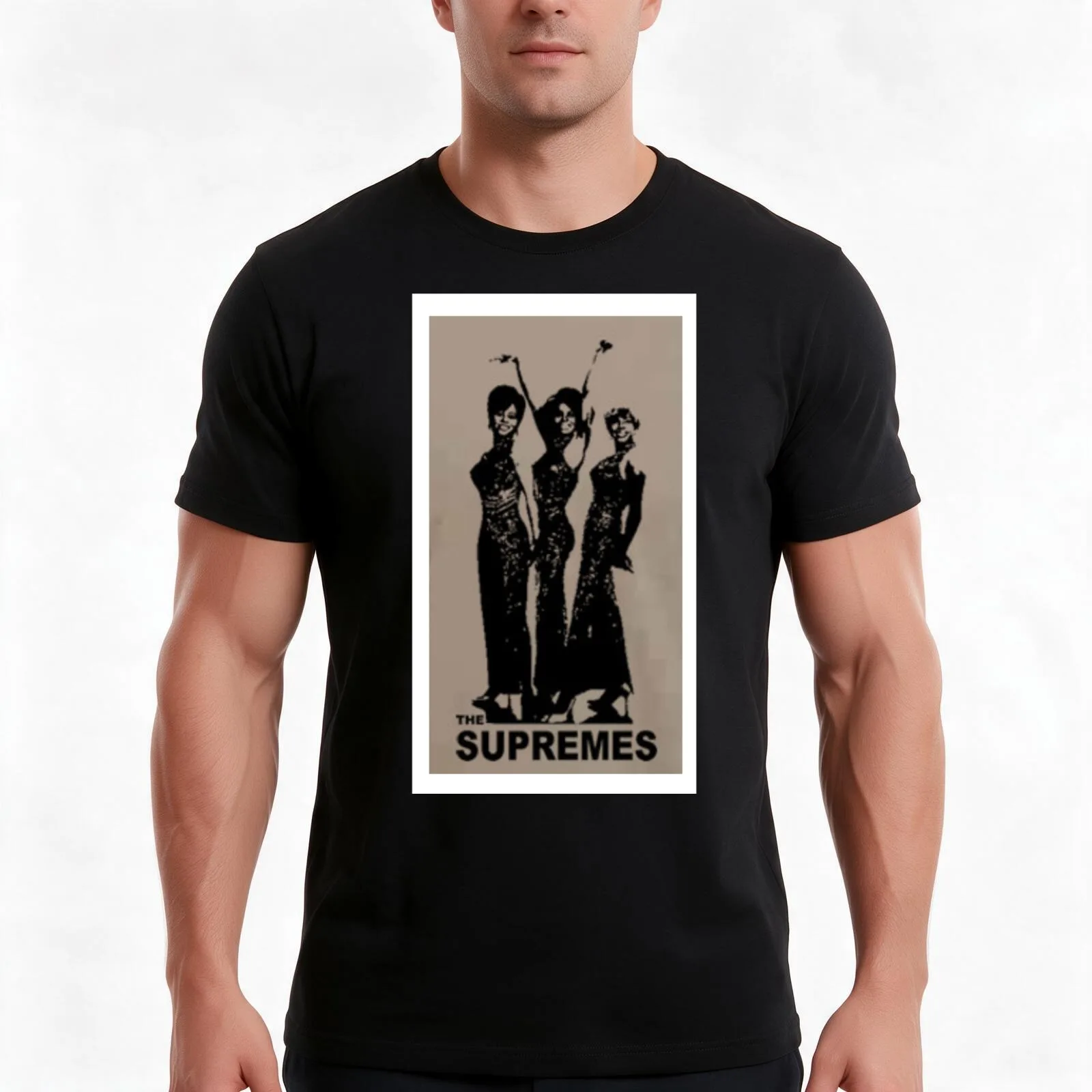 Diana-Ross T-Shirt, Summer Casual Cotton Tee, Oversized Streetwear Tops, Vintage Graphic Print, Loose Fit Short Sleeve
