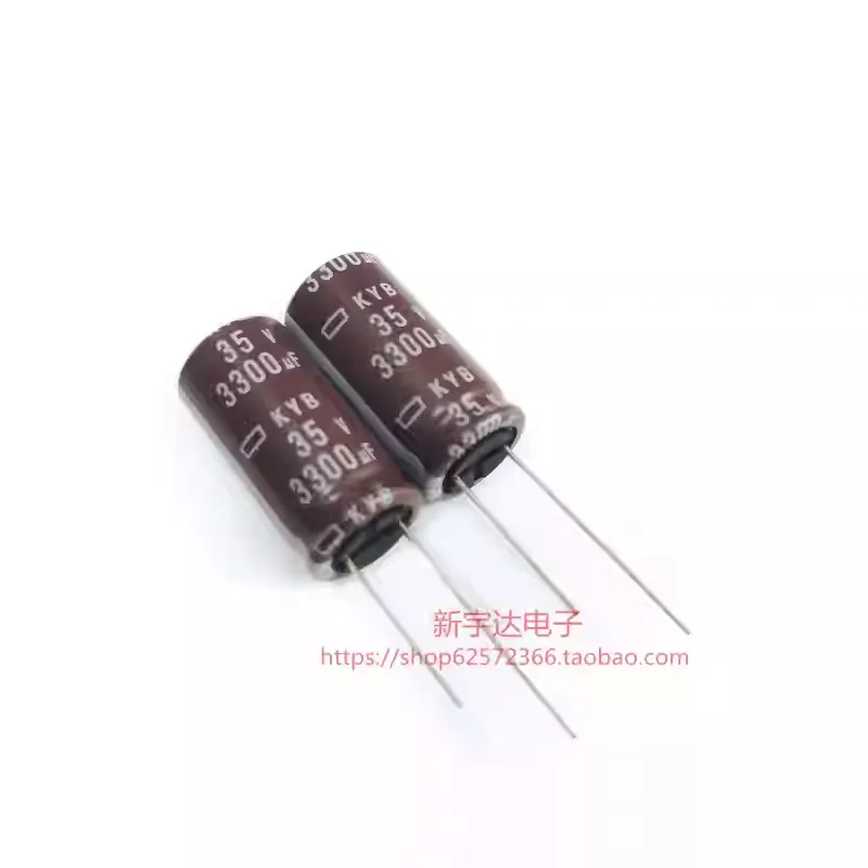 10-100PCS KYB Black King 35V 3300UF 16X31.5 High-Frequency Low-Resistance Genuine Electrolytic Capacitor