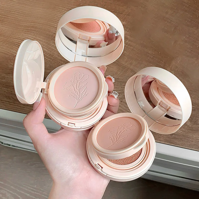 ゲゲベア ナチュラルコンシーラークッションパウダーセット、ニキビやクマをカバーするクリーミーなテクスチャー、ナチュラルなメイクアップルック