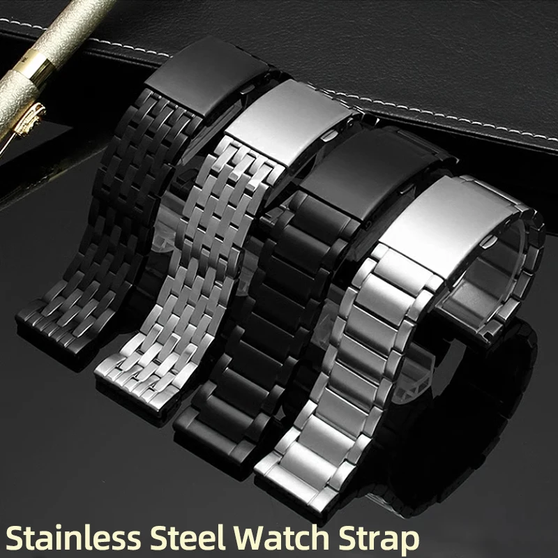 24mm 26mm 28mm 30mm Stainless Steel Watch Strap for diesel DZ4316 DZ7395 7305 4209 4215 Men Metal Solid Wrist watchband Bracelet