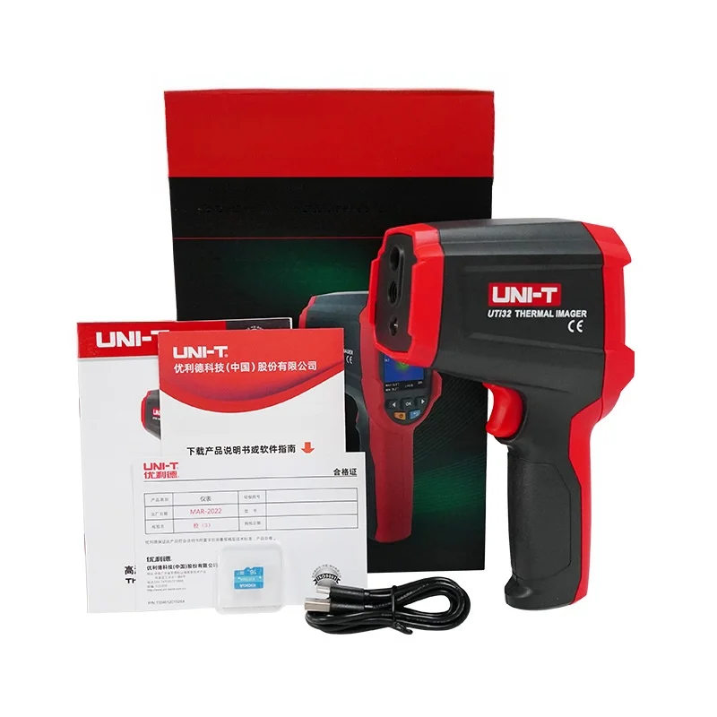 عالية الدقة UTi32 التصوير الحراري بالأشعة تحت الحمراء نوع درجة الحرارة العالية لأداة قياس درجة الحرارة لإصلاح الأنابيب الصناعية