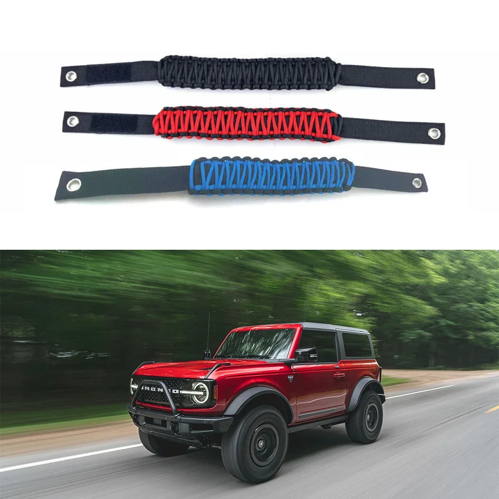 

Enhance Passenger Safety with For Ford Bronco 2021 2022 Roll Bar Grab Handles Easy Install Multiple Color Options