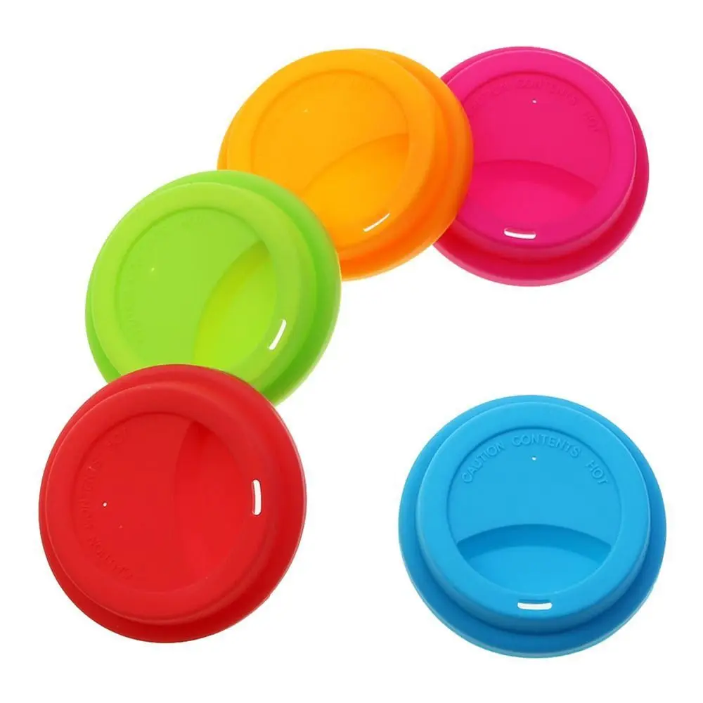 1Pcs Heat Temperature Preserve Mug Cover Protective Silicone Cup Cap Universal Dust Free Sealing Lid for 9cm Tea/Coffee/Milk Cup