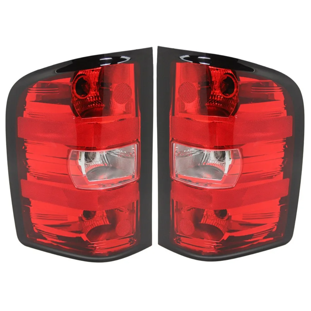 Car Brake Lights Shell For Chevrolet 07-13 Silverado Tail Lights Thorold original halogen assembly black side models