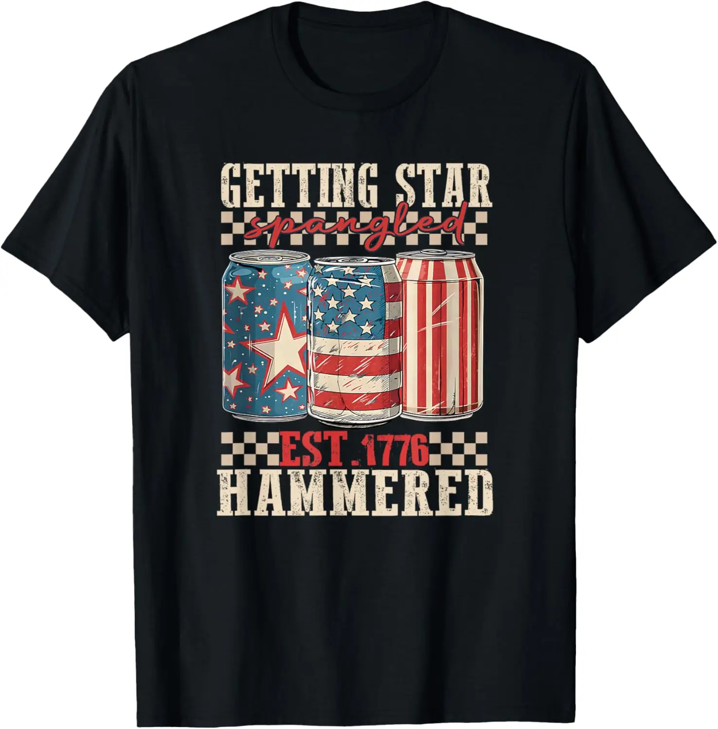 

New t-shirt - Getting Star Spangled Est 1776 Hammered American 4th Of July T-Shirt