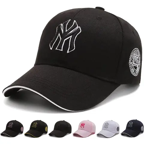 1PC Unisex Casual Baseball Caps Letter Embroidery Hip-hop Hats Spring Autumn Outdoor Adjustable Trucker Caps Sunscreen Hat