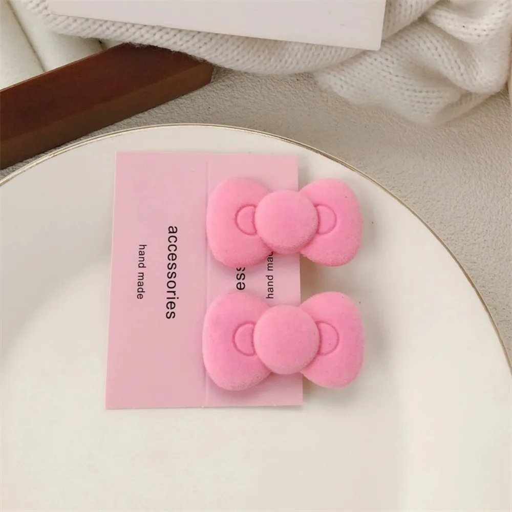 Koreanische Süße Rosa Schleife Stern-Haarspange für Mädchen und Frauen Y2k-Stil Herz-Haarklammer Barrette Seitenclip Kopfschmuck Haaraccessoires – Detail 8