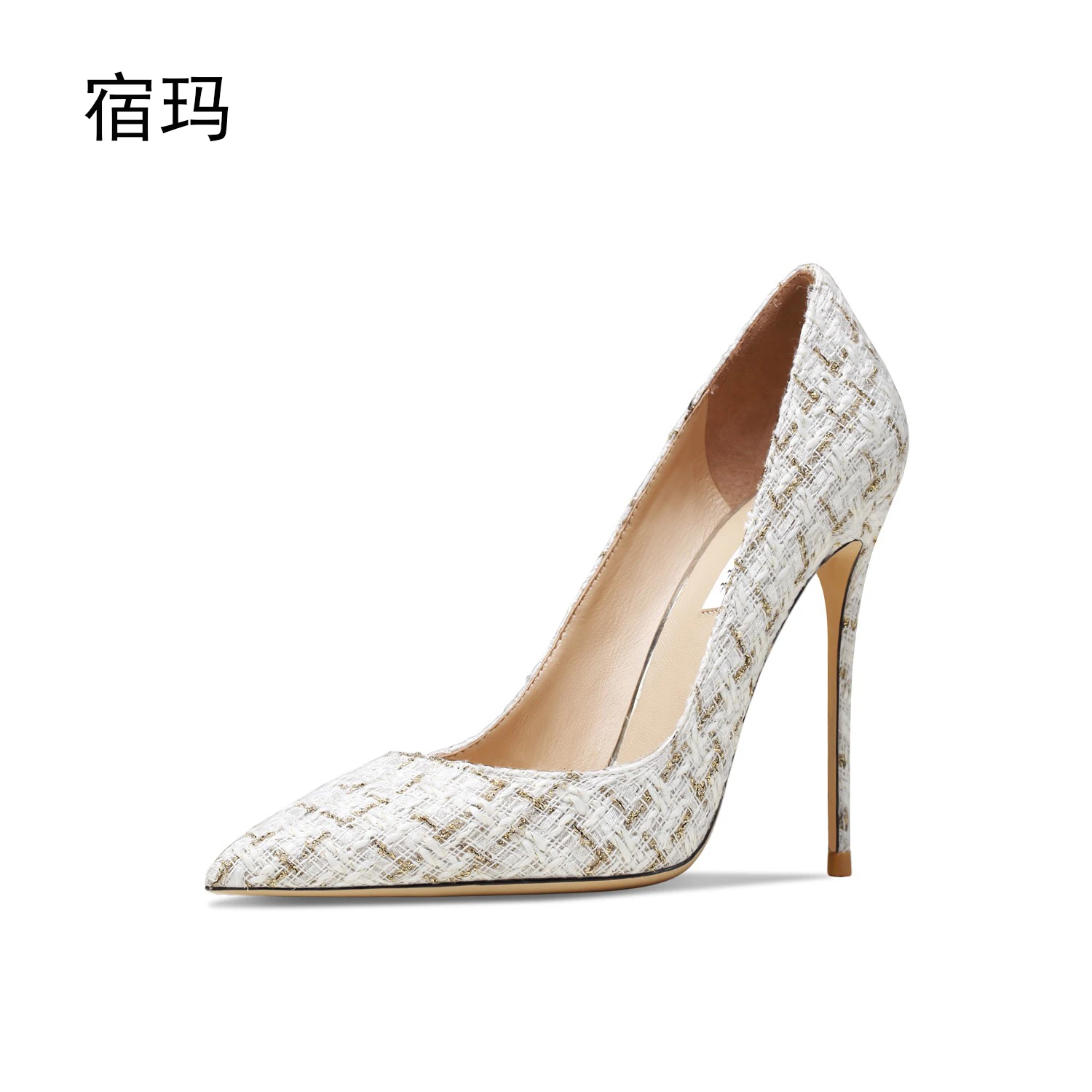 Buty damskie 2024 New Woman Pumps Luxury Fashion Designer High Heels Pointed Stiletto Shallow Mouth Party Eleganckie buty biurowe