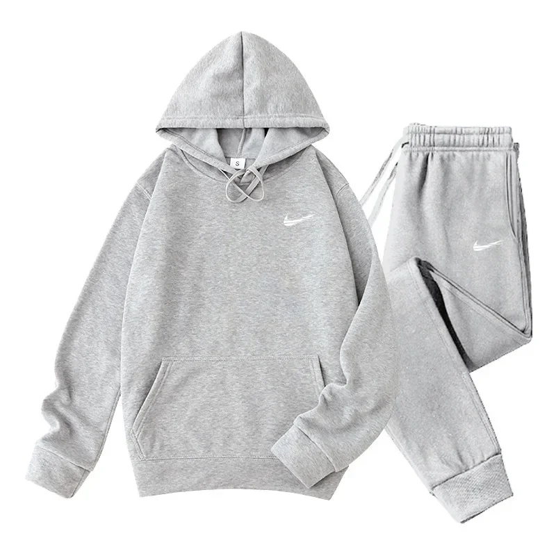 Brand clothing Autumn and Winter Hoodie Suit Men\'s Fashion Hoodie Brand Pants Casual Jogging Suit Sports Wear Sweatshirt Set