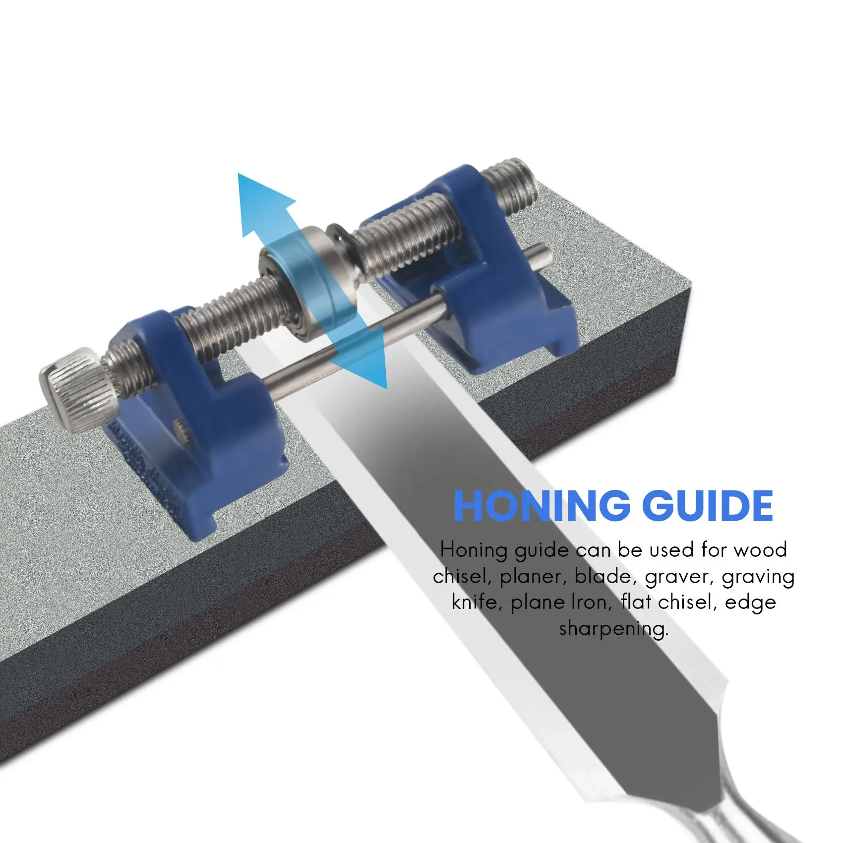 ABUL-Chisel Honing Guide Jig Metal Angle Sharpener For Wood Chisel Edge Sharpening Angle Guide Abrasive Tools