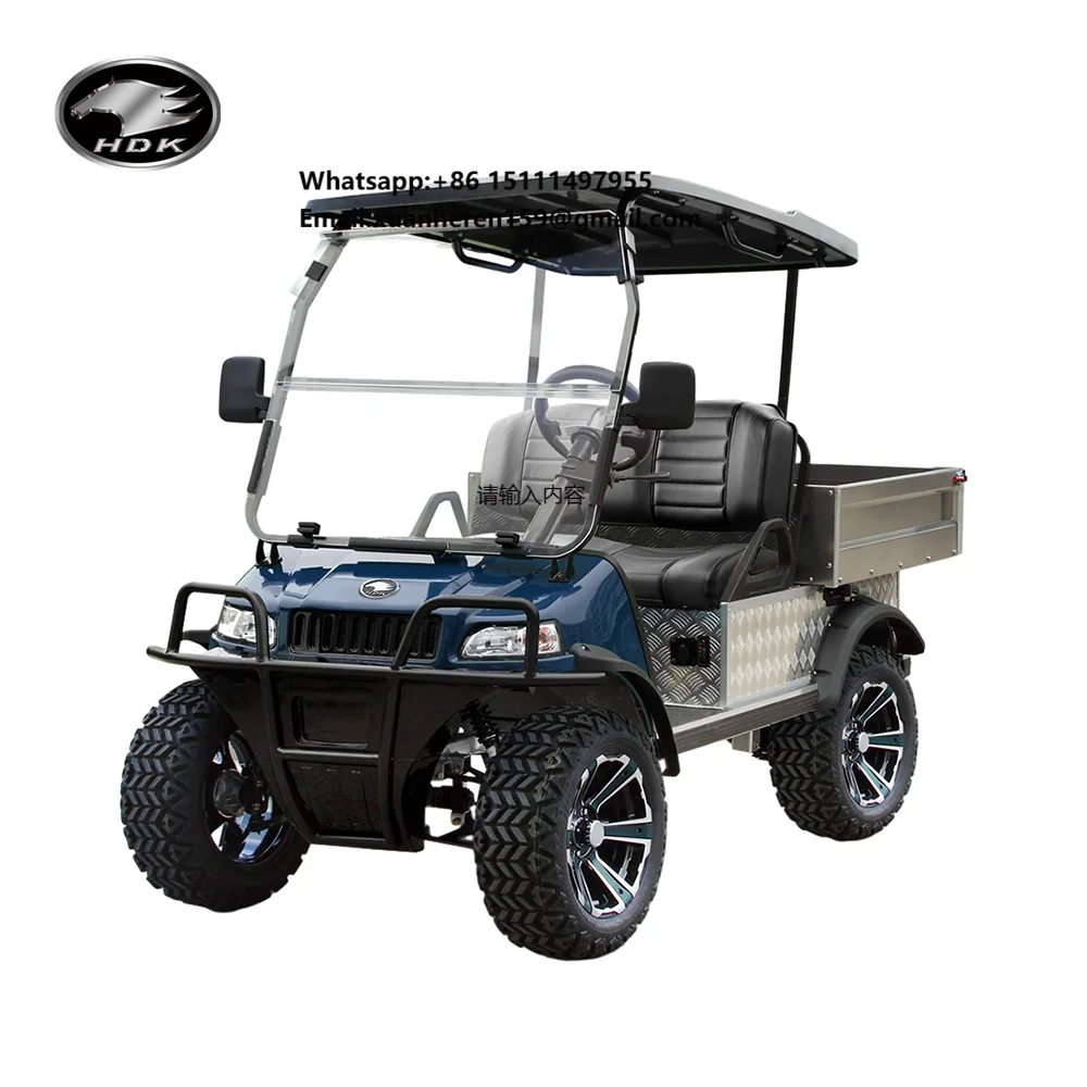 

HDK EVO Off Road Buggy Utility Vehicle Pick up Truck Mini on Golf Course Maintenance Cargo Box UTV 48V Electric Golf Cart