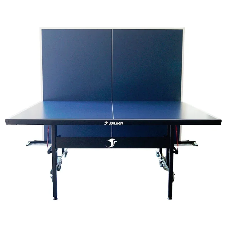 Blauwe tafeltennis met opvouwbare poten Pingpongtafel