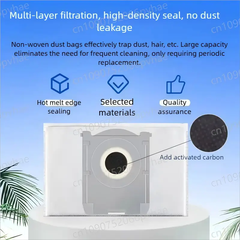 قطع غيار روبوت تنظيف ECOVACS T50 PRO OMNI/T50 PRO/T50 OMNI، فرشاة جانبية رئيسية، مناديل ممسحة، مرشحات HEPA، أكياس غبار، إكسسوارات - 5