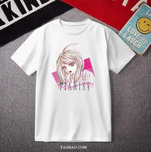 

Anime Danganronpa V3: Killing Harmony Kokichi Oma Short Sleeve T-Shirt Summer Cosplay Costume Casual Student Loose Tops anime