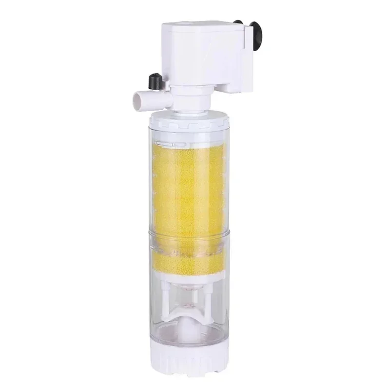 220V 3 in 1new reinforced aquarium built-in sponge filter three-in-one circulating silent water pump oxygenation filter pump