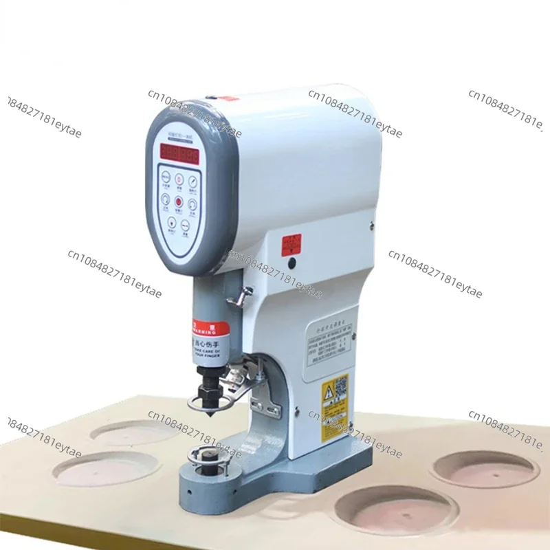 Snap Fastener Machine Electric Semi-automatic Computer Button Attaching Machine Metal Big White Buckle Tapping Machine