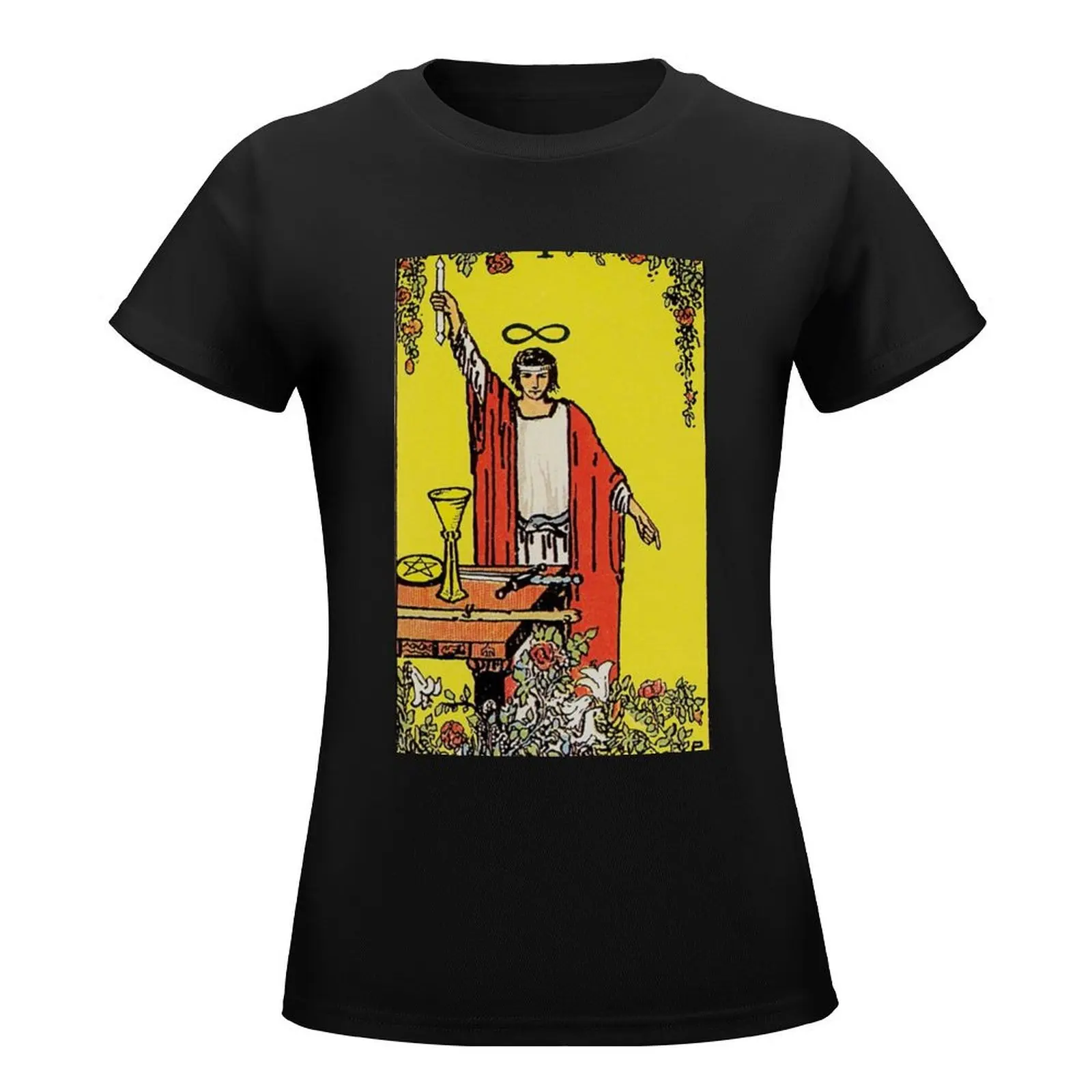 The Magician Tarot T-Shirt tops shirts graphic tees Women's tee shirt