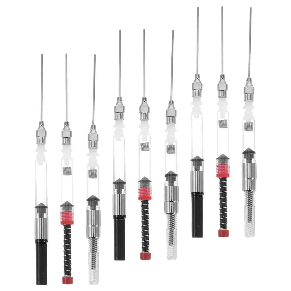 

9Pcs Fountain Pen Ink Converter Refiller Tools Multi-Compatibility Suitable for European Standard Fountain Pens Writing Supplies