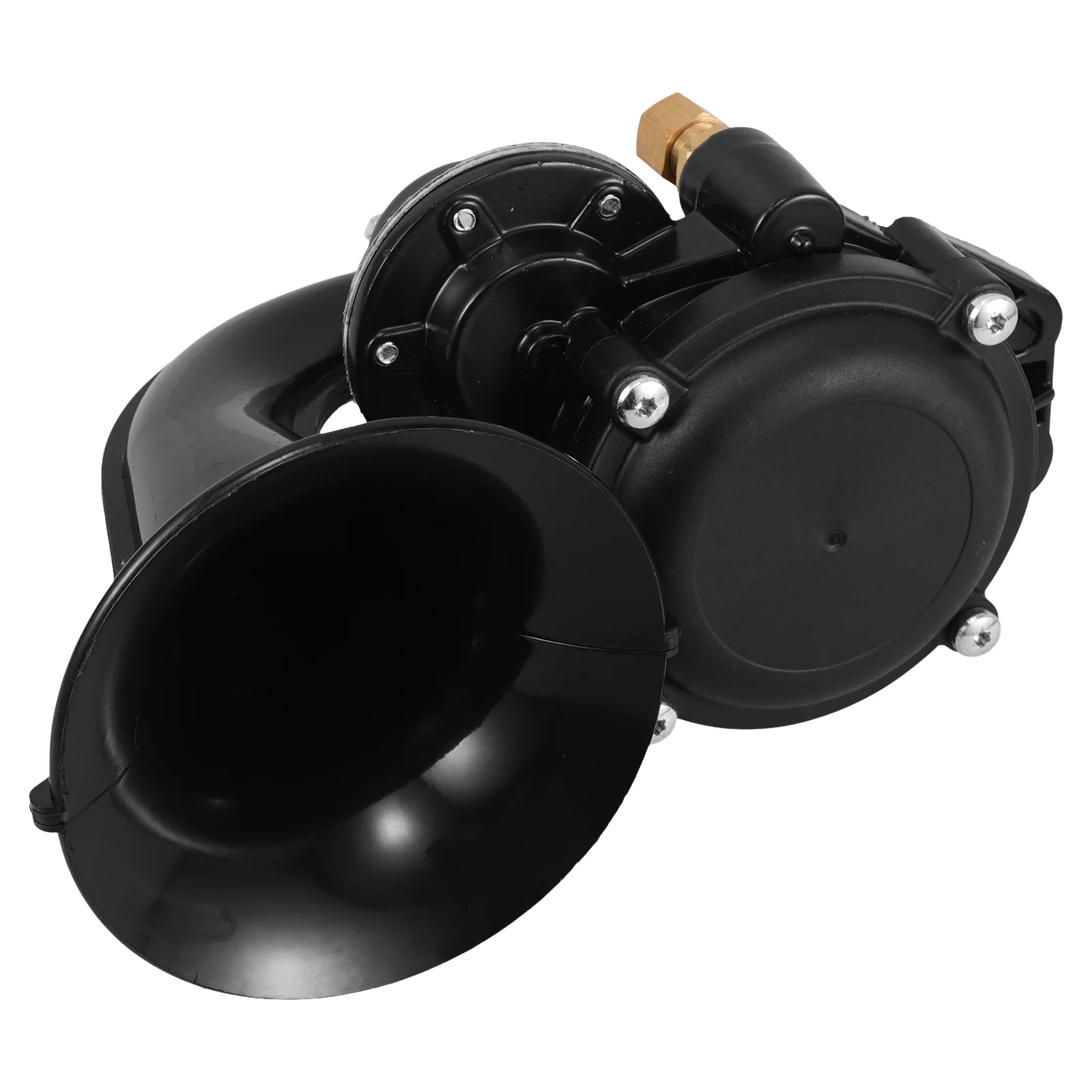 

Car Air Horn 24V 12V Electric Snail Horn Loud Sound Truck Marine Metal Replacement Vehicle Accessory Waterproof