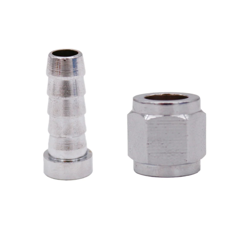 1/4 & 5/16 ID Barbed Swivel Nut Homebrew Kegging Flare Fitting 1/4\