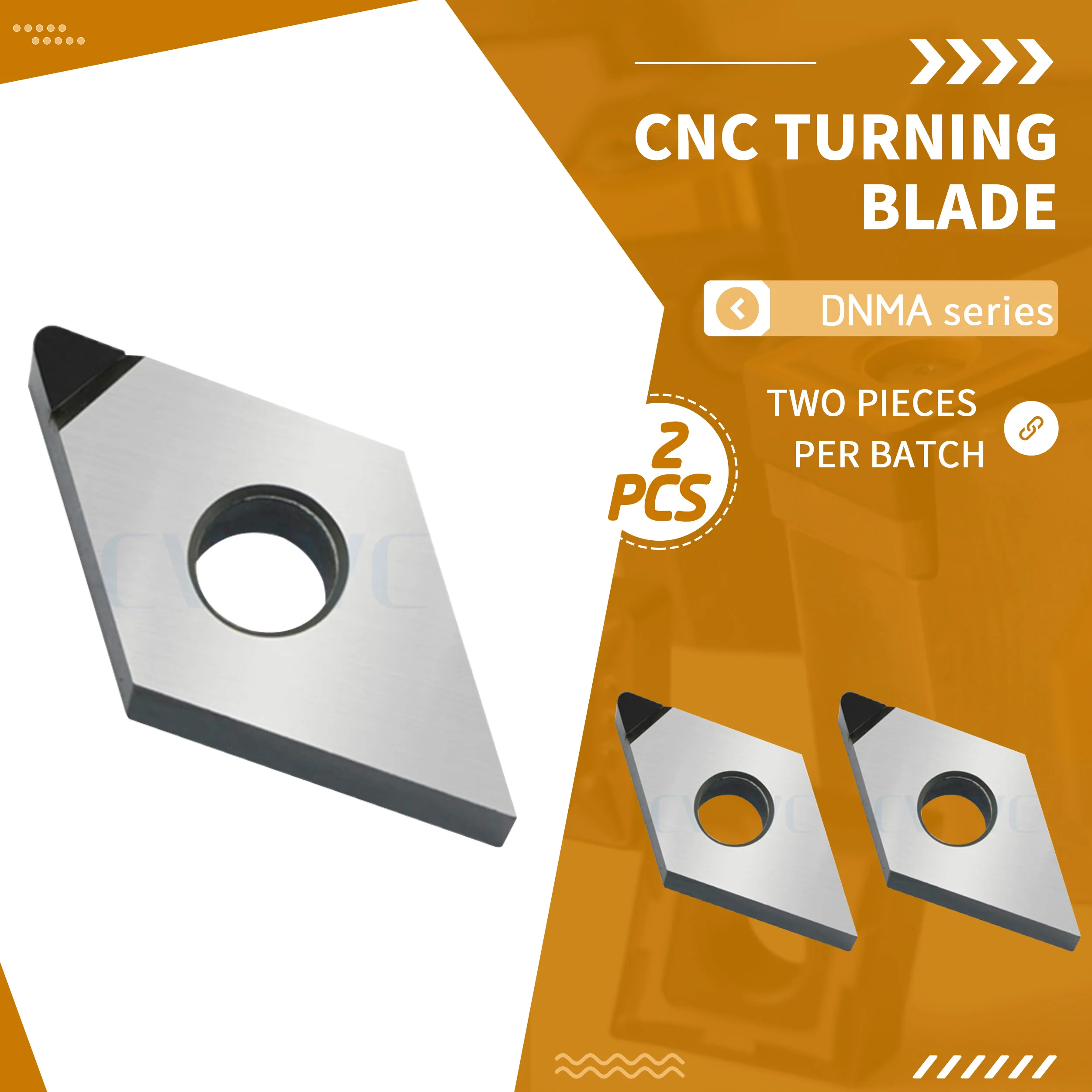 2 pcs PCD CBN DNMA150402 DNMA150404 DNMA150408 DNGA150604 DNGA150608 CNC Lathe Diamond Cubic boron nitride inserts Turning tools