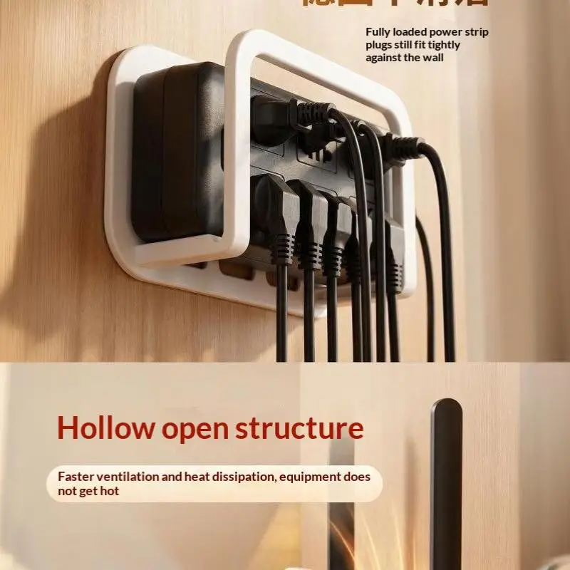 Wandhalterung für WLAN-Router, ohne Bohren, einfache Installation, platzsparendes Design für die Organisation im Heimbüro. – Detail 12
