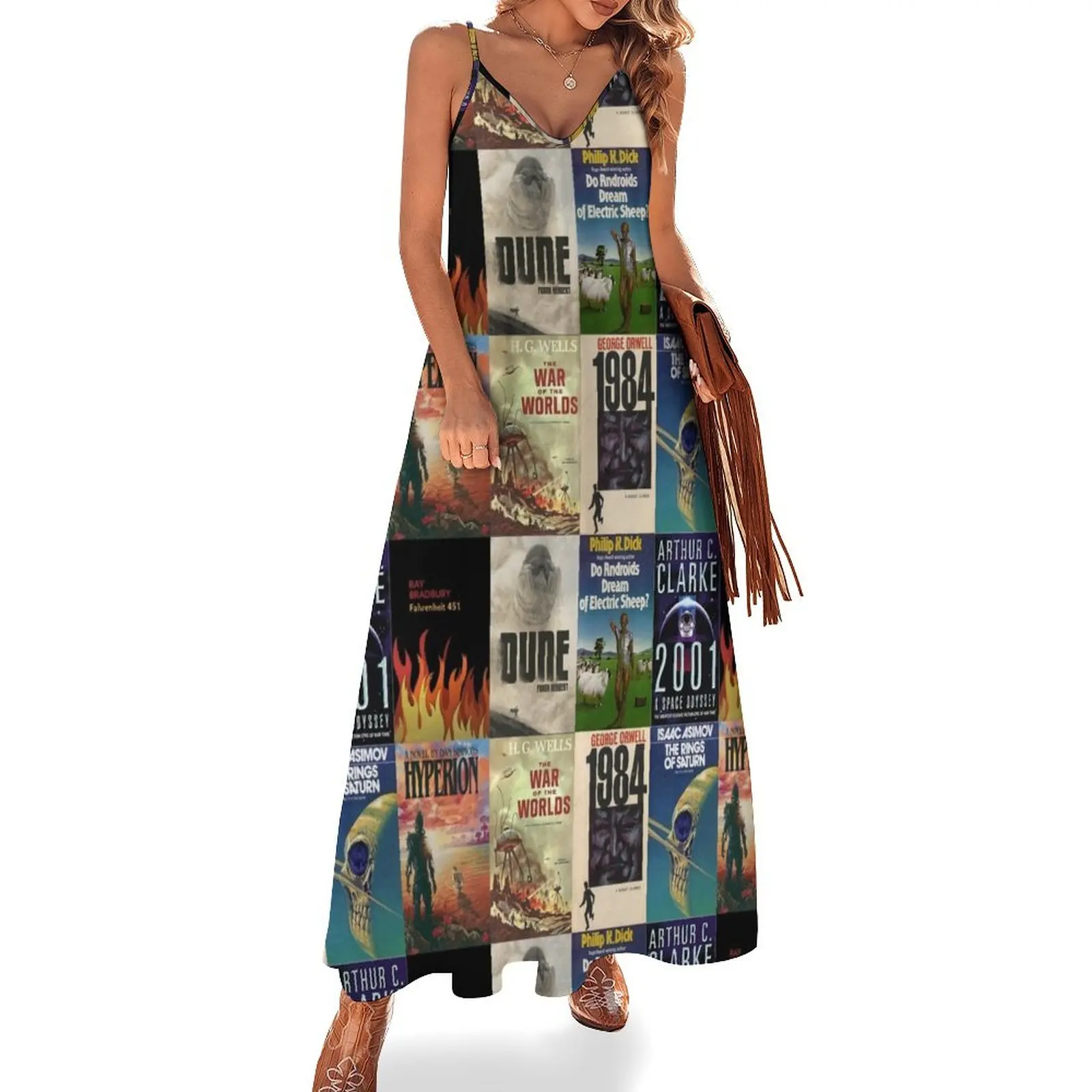 

Famous science fiction books Sleeveless Dress women's clothing summer 2025 novelties dresses for women ceremony dresses Dress