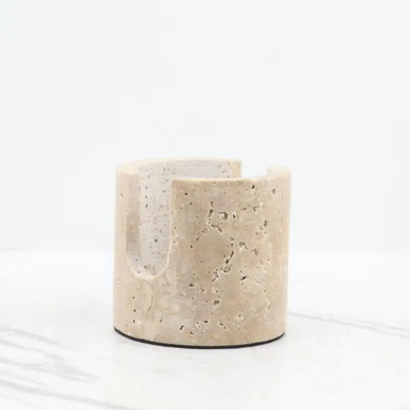 Marble Utility Holder For Storing Wet Sponges And Brushes Safely