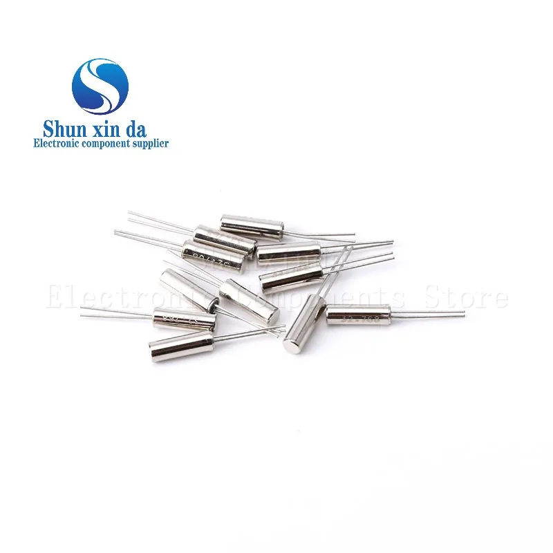 1000PCS/Bag 32.768 KHZ 32.768K 3*8mm Cylinder Quartz Resonator 32.768KHZ Oscillator Quartz Crystal  12.5pF ±10ppm