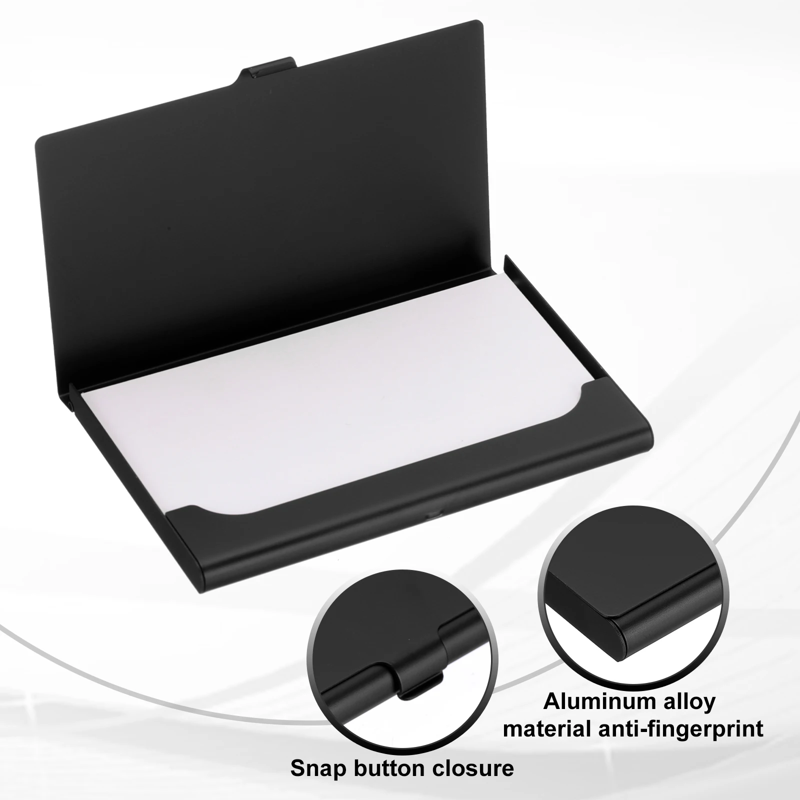 10Pcs Aluminum Alloy Business Card Holder Metal Card Case Professional Pocket Card Holder for Name Card Credit Card Wallet Box