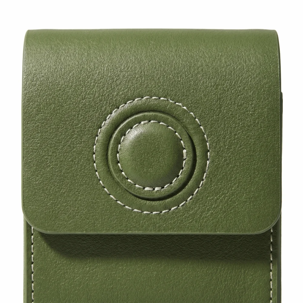 PU Leather Golf Rangefinder Case Universal Portable Range Finder Carry Bag Lightweight Green Rangefinder Hard Case