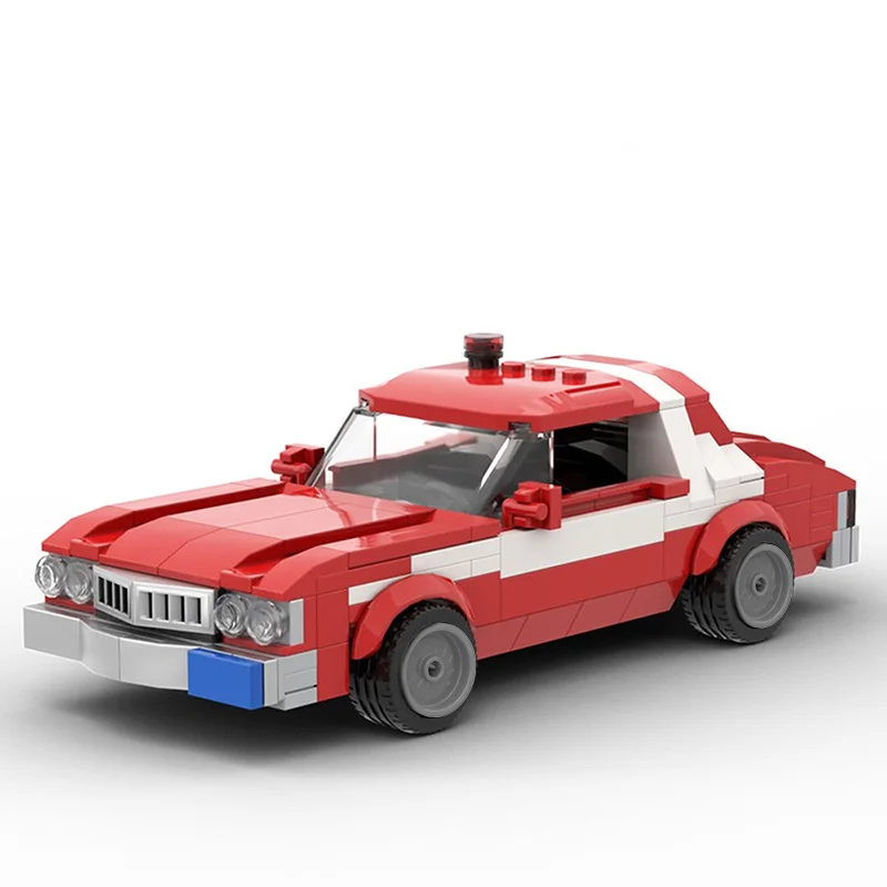 Modelo de carro esportivo blocos de construção de montagem MOC criativos, brinquedos criativos DIY, um presente muito bom para amantes de blocos de construção