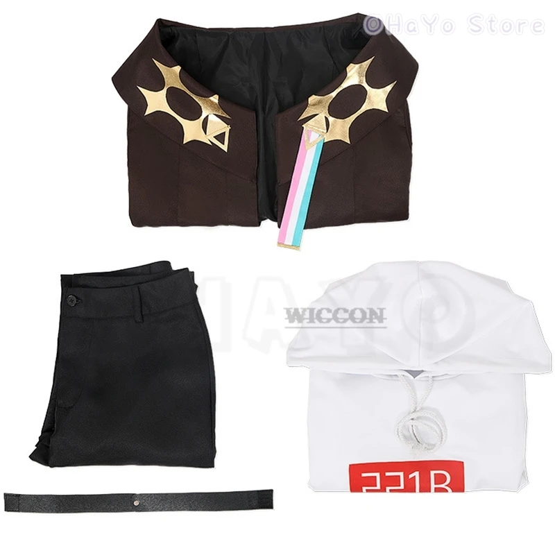

Saegusa Akina Cosplay Costume YouTuber VTuber NIJISANJI Wig Anime Adult Man Woman Uniform Halloween Stage Performance Suit