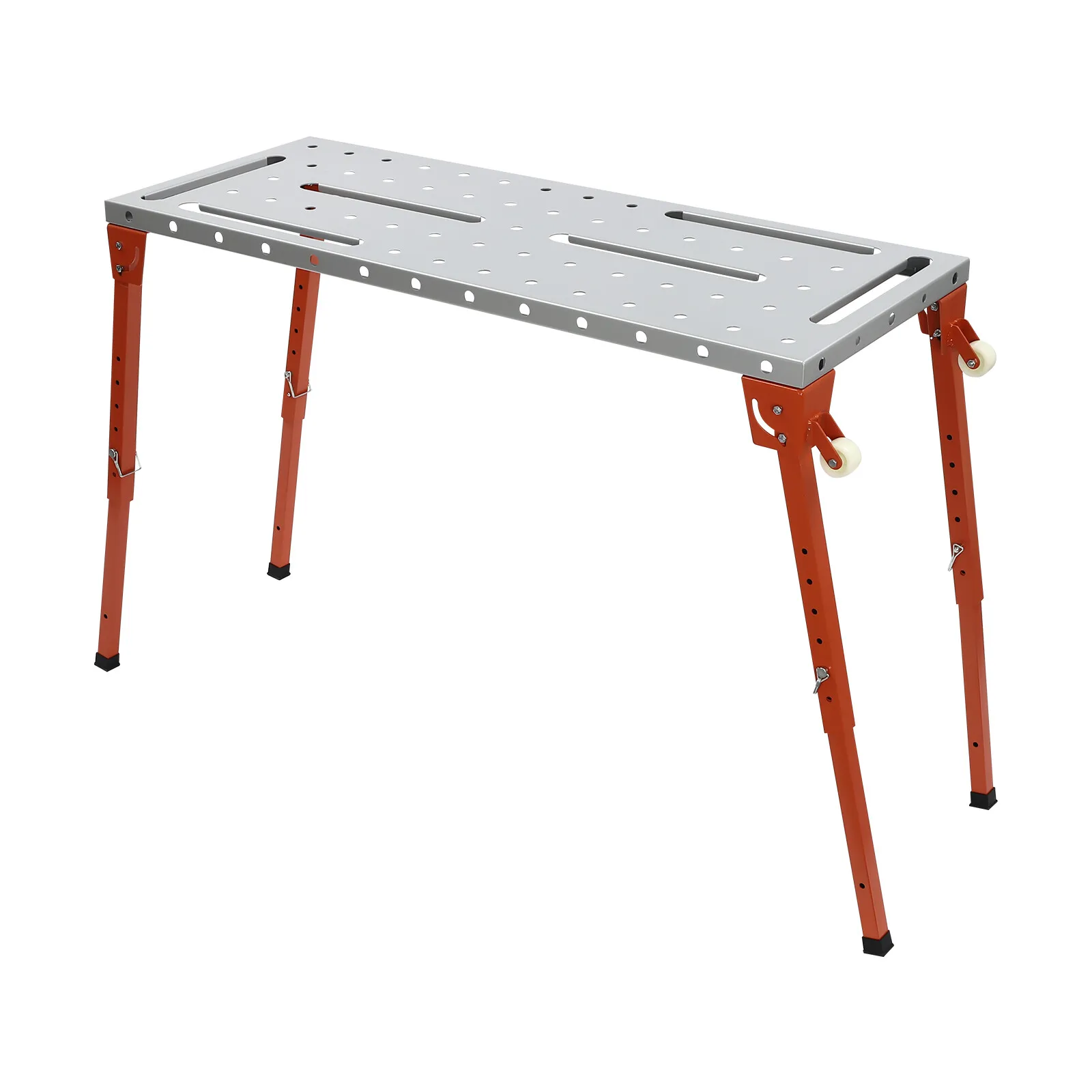Folding Work Bench Steel Portable Welding Table 117*46cm/46*18inch Welding Workbench Table